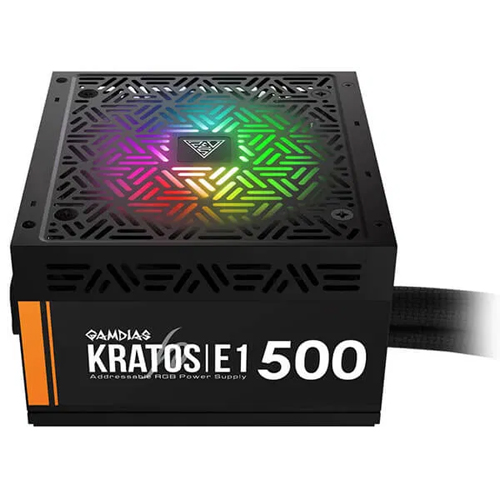 Gamdias KRATOS E1-500 Addressable RGB 500W Power Supply