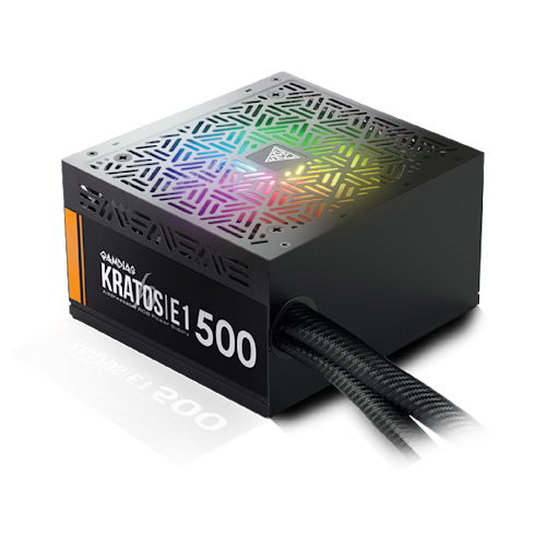 Gamdias KRATOS E1-500 Addressable RGB 500W Power Supply