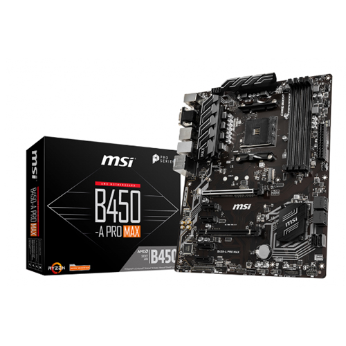 MSI B450-A PRO MAX AMD Motherboard