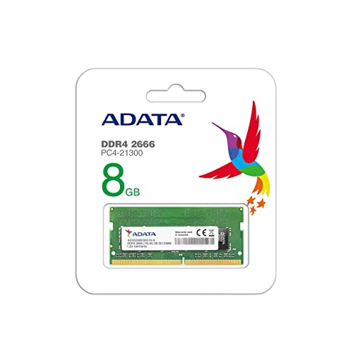 Adata 8GB DDR4 2666 SO-DIMM Memory Module (AD4S266688G19-RGN)