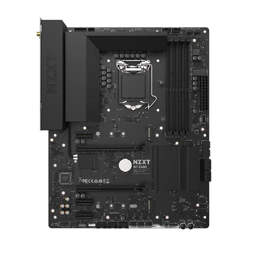 Nzxt N7 Z490 BLACK Intel Z490 Gaming Motherboard with Wi-Fi and CAM features (N7-Z49XT-B1)