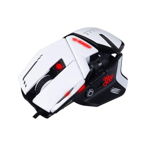 MadCatz R.A.T. 6+ Optical Gaming Mouse - White (MR04DCINWH000-0)