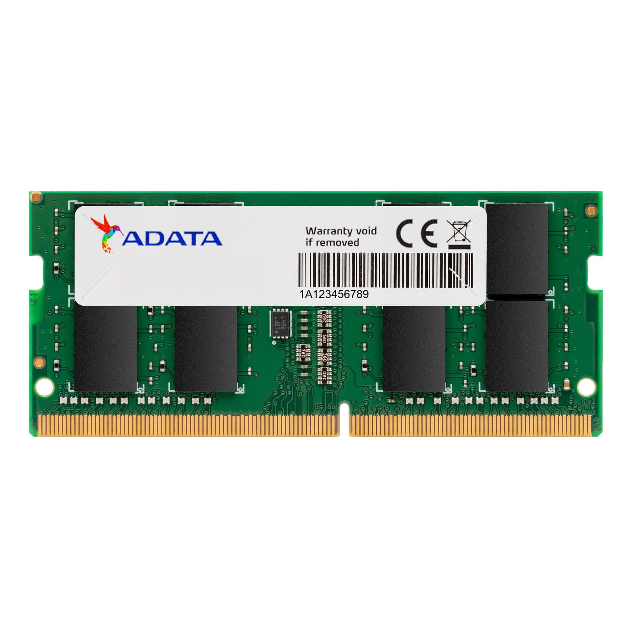 Adata 16GB DDR4-3200 SODIMM Laptop RAM (AD4S320016G22-RGN)