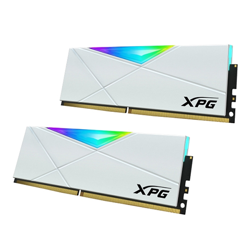 Adata XPG SPECTRIX D50 RGB 16GB(8GBx2) 3200MHZ White DDR4 Ram (AX4U320088G16A-DW50) 