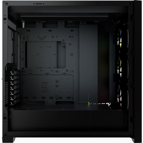 Corsair iCUE 5000X RGB Tempered Glass Mid-Tower ATX PC Smart Case - Black (CC-9011212-WW)