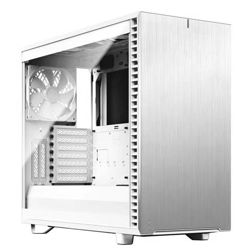 Fractal Design Define 7 White Tempered Glass Clear Tint Mid-Tower Case (FD-C-DEF7A-06)