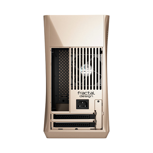 Fractal Design Era ITX Mini Tower Case - Gold - TG (FD-CA-ERA-ITX-CHP)