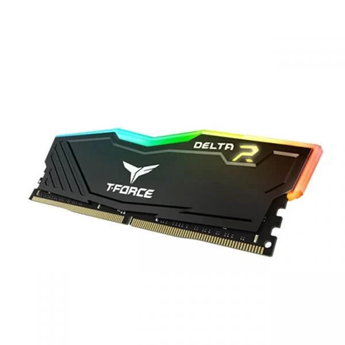 Teamgroup T-Force Delta RGB 32GB (16GBx2) DDR4 3200MHz Memory - Black (TF3D432G3200HC16FDC01)