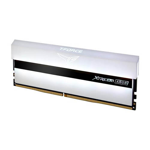 Teamgroup T-Force XTREEM ARGB 32GB (16GBx2) DDR4 3600MHz Memory - White (TF13D432G3600HC18JDC01)