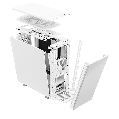 Fractal Design Define 7 Compact White Mid Tower Cabinet (FD-C-DEF7C-05)