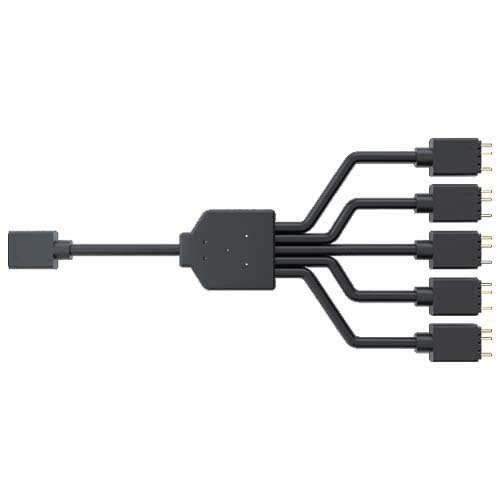 Cooler Master ARGB 1-to-5 Splitter Cable (MFX-AWHN-1NNN5-R1)