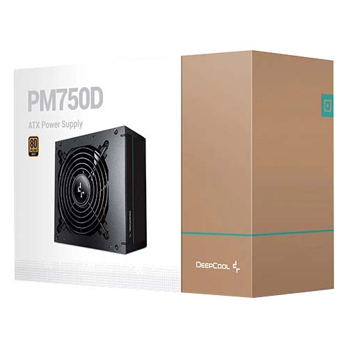 Deepcool PM750D Series Non-Modular 80 PLUS Gold Power Supply (R-PM750D-FA0B-UK)