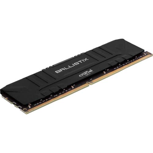 Crucial Ballistix 8GB DDR4-3200 Desktop Gaming Memory Black (BL8G32C16U4B)