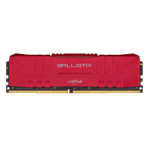 Crucial Ballistix 16GB DDR4-3000 Desktop Gaming Memory Red (BL16G30C15U4R)