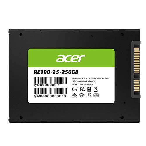Acer RE100 256GB 3D NAND SATA 2.5 inch Internal SSD (AC-RE100-M2-256GB)
