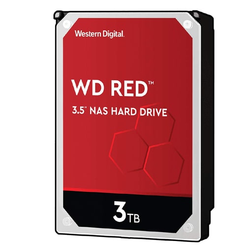 Western Digital 3TB Red Plus NAS Internal Hard Drive (WD30EFZX)