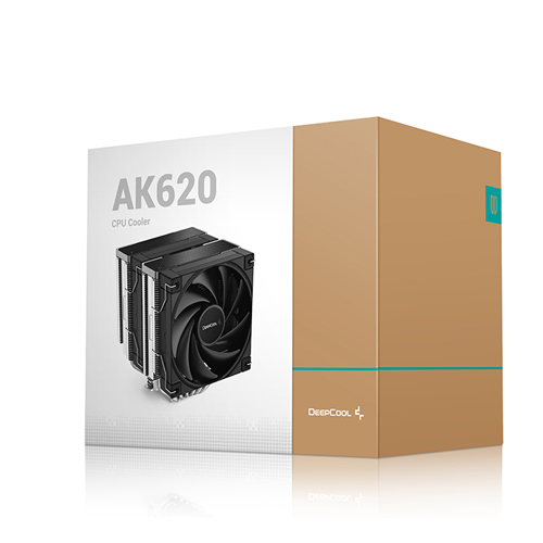 Deepcool AK620 High Performance Dual Tower CPU Cooler (R-AK620-BKNNMT-G)