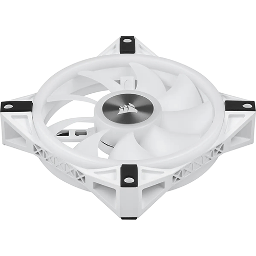 Corsair iCUE QL120 RGB 120mm PWM White Triple Fan Kit with Lighting Node CORE (CO-9050104-WW)