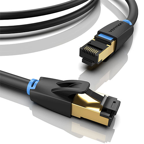 Vention Cat.8 SSTP Patch Cable 1M Black (IKABF)