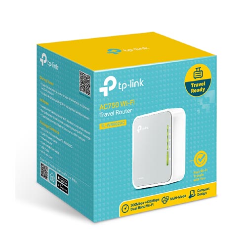TP Link TL-WR902AC AC750 Wireless Travel Router
