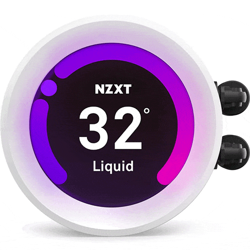 NZXT Kraken Z73 RGB 360mm White Liquid Cooler (RL-KRZ73-RW)