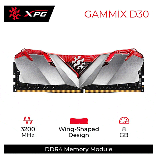 Adata XPG 8GB 3200MHz DDR4 Ram (AX4U32008G16A-SR30)