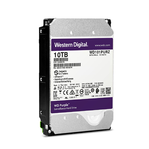 Western Digital 10TB Purple Pro Surveillance Hard Drive (WD101PURP)