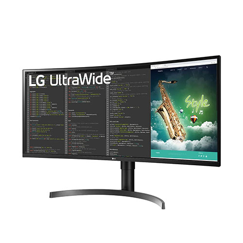 LG 35 Inch UltraWide QHD HDR VA Curved Monitor (35WN75C-B)