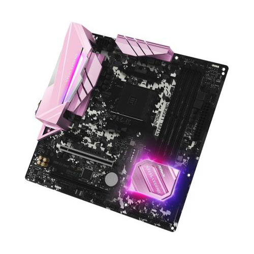 Asrock B450M Steel Legend Pink Edition AMD Motherboard