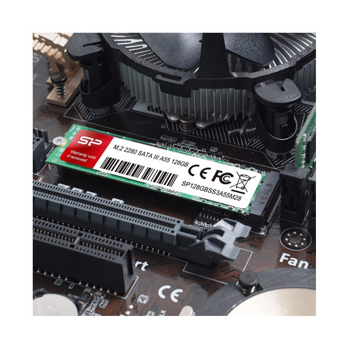 Silicon Power A55 128GB M.2 Internal SSD (SP128GBSS3A55M28)