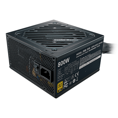 Cooler Master G800 800W 80 Plus Gold Non Modular PSU (MPW-8001-ACAAG-IN)