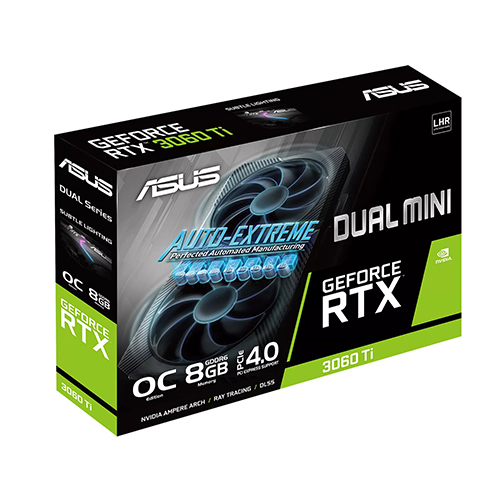 Asus Dual GeForce RTX 3060 Ti V2 MINI OC Edition 8GB DDR6