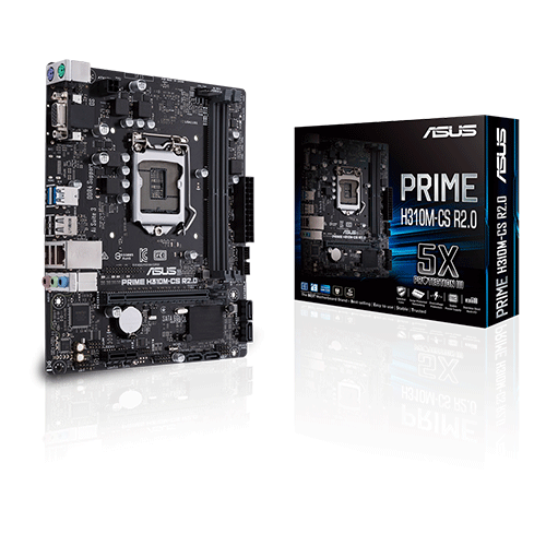 ASUS PRIME-H310M-CS-R2.0 DDR4 AMD MOTHERBOARD
