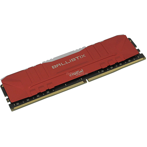 Crucial Ballistix 16GB DDR4 2666 Memory - Red (BL16G26C16U4R)