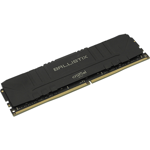 Crucial Ballistix 16GB DDR4 2666 Memory - Black (BL16G26C16U4B)