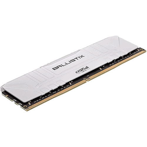 Crucial Ballistix RGB 16GB DDR4 3000 Memory - White (BL16G30C15U4WL)