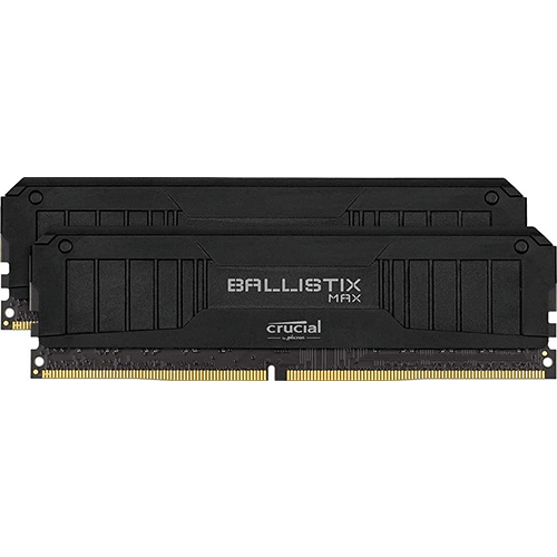 Crucial Ballistix MAX 32GB Kit (2 x 16GB) DDR4 4400 Memory - Black (BLM2K16G44C19U4B)