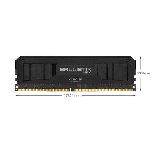 Crucial Ballistix MAX 16GB Kit (2 x 8GB) DDR4 4400 Memory - Black (BLM2K8G44C19U4B)