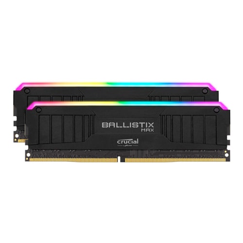 Crucial Ballistix MAX RGB 16GB Kit (2 x 8GB) DDR4 4400 Memory - Black (BLM2K8G44C19U4BL)