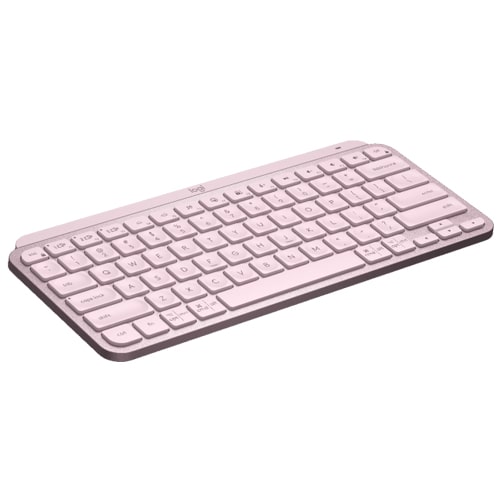 Logitech MX Keys Mini Minimalist Wireless Illuminated Keyboard - Rose (920-010507)