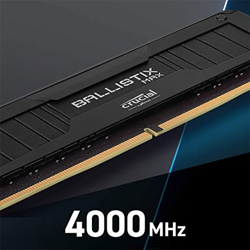 Crucial Ballistix MAX 16GB Kit (2 x 8GB) DDR4-4000 Desktop Gaming Memory (BLM2K8G40C18U4B)