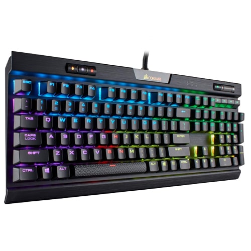Corsair K70 RGB MK.2 Mechanical Gaming Keyboard - Cherry MX Red with Corsair Glaive RGB Pro Gaming Mouse Combo