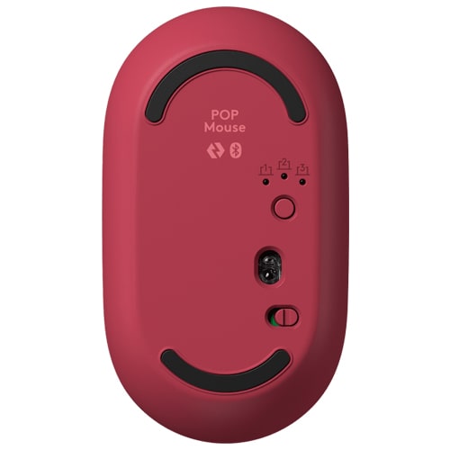 Logitech POP MOUSE Wireless Mouse with Customizable Emoji - Heartbreaker (910-006516)