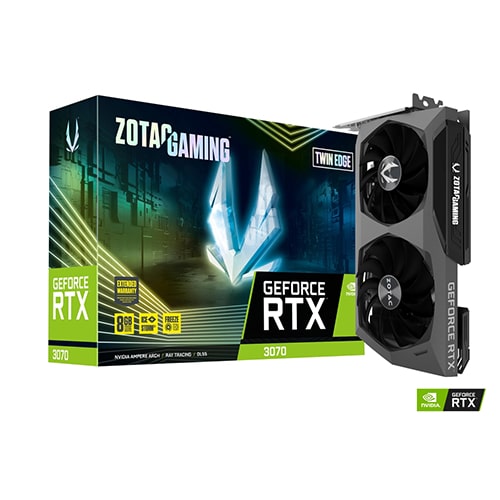 Zotac Gaming GeForce RTX 3070 Twin Edge LHR 8GB GDDR6 (ZT-A30700E-10PLHR)