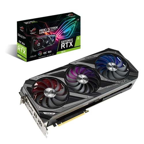 Asus ROG Strix GeForce RTX 3070 V2 OC Edition 8GB GDDR6 (ROG-STRIX-RTX3070-O8G-V2-GAMING)