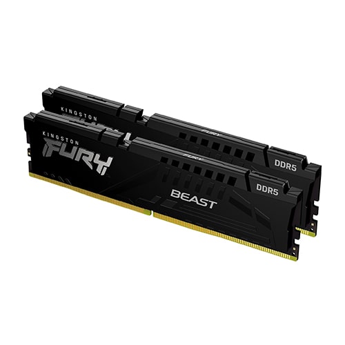Kingston Fury Beast 32GB (16GB x2) DDR5 5200MHz Memory (KF552C40BBK2)
