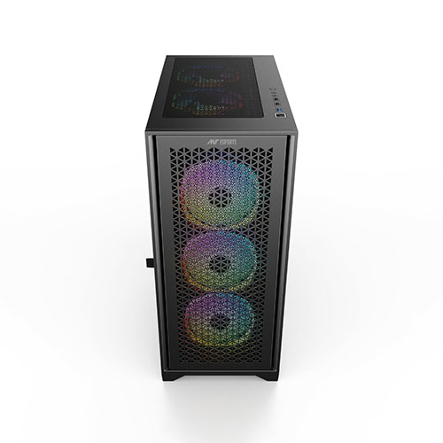 Ant Esports ICE-4000 RGB Black Mid Tower Gaming Cabinet