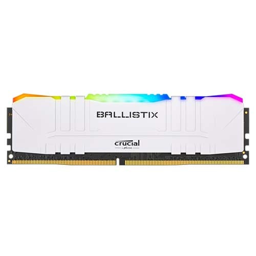 Crucial Ballistix RGB 16GB DDR4-3600 Desktop Gaming Memory White ( BL16G36C16U4WL )