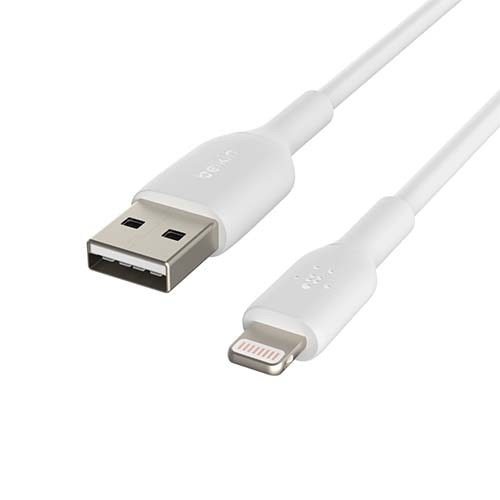 Belkin BOOST CHARGE 2m Lightning to USB-A Cable - White (CAA001bt2MWH)