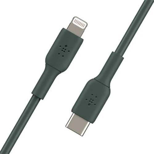 Belkin BOOST CHARGE USB-C to Lightning Cable - 1m - Midnight Green (CAA003BT1MMG)